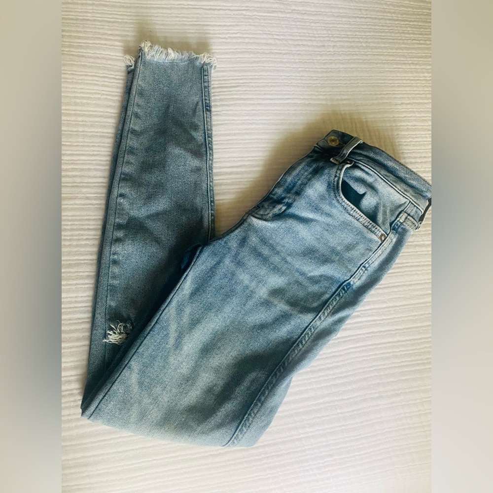 We the Free Free People Blue Jeans - Picture 2 of 9